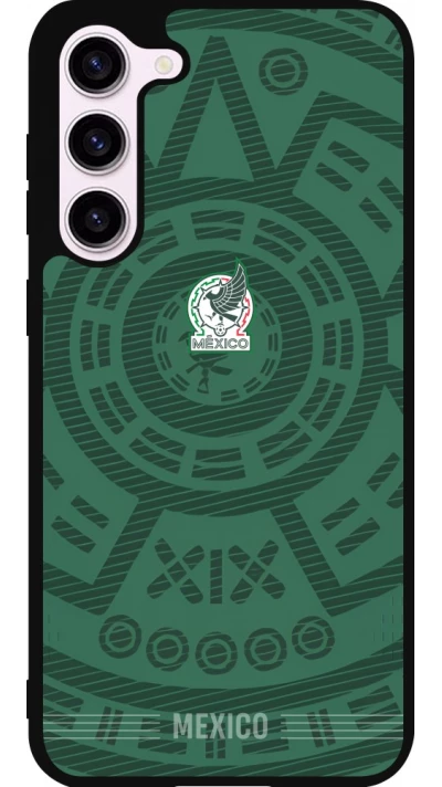 Samsung Galaxy S23+ Case Hülle - Silikon schwarz Mexiko 2026 personalisierbares Fussballtrikot