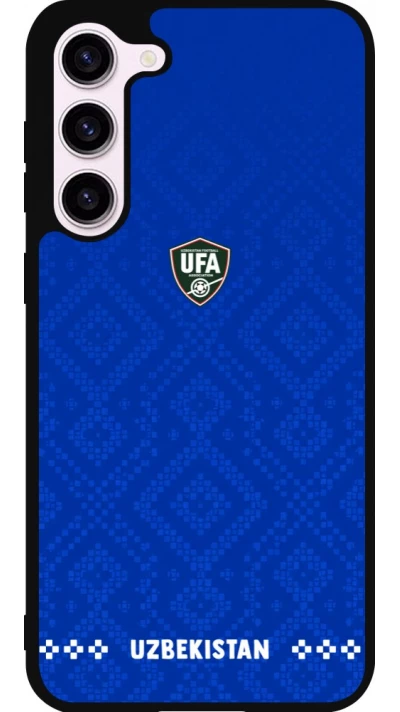 Samsung Galaxy S23+ Case Hülle - Silikon schwarz Usbekistan 2026 personalisierbares Fussballtrikot