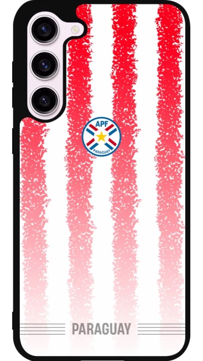 Samsung Galaxy S23+ Case Hülle - Silikon schwarz Paraguay 2026 personalisierbares Fussballtrikot