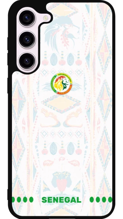 Samsung Galaxy S23+ Case Hülle - Silikon schwarz Senegal 2026 personalisierbares Fussballtrikot