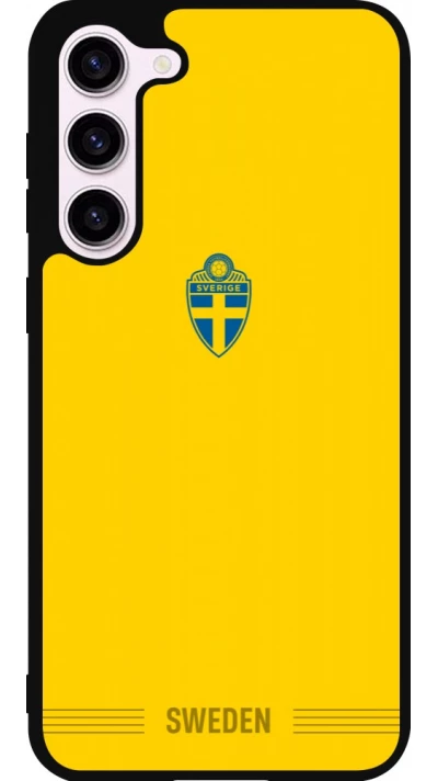 Samsung Galaxy S23+ Case Hülle - Silikon schwarz Schweden 2026 personalisierbares Fussballtrikot