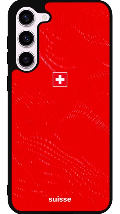 Samsung Galaxy S23+ Case Hülle - Silikon schwarz Schweiz 2026 personalisierbares Fussballtrikot