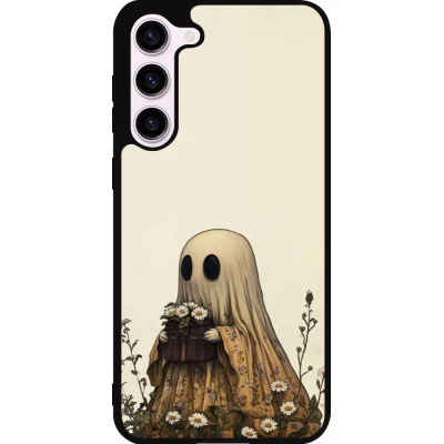 Coque Samsung Galaxy S23+ - Silicone rigide noir Halloween 2025 Ghost gardener