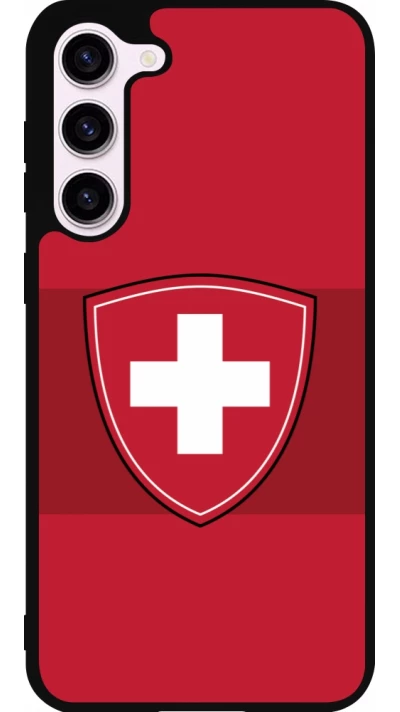 Samsung Galaxy S23+ Case Hülle - Silikon schwarz Hockey World Championship Ecusson Suisse