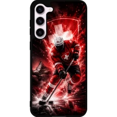 Samsung Galaxy S23+ Case Hülle - Silikon schwarz Hockey World Championship Player