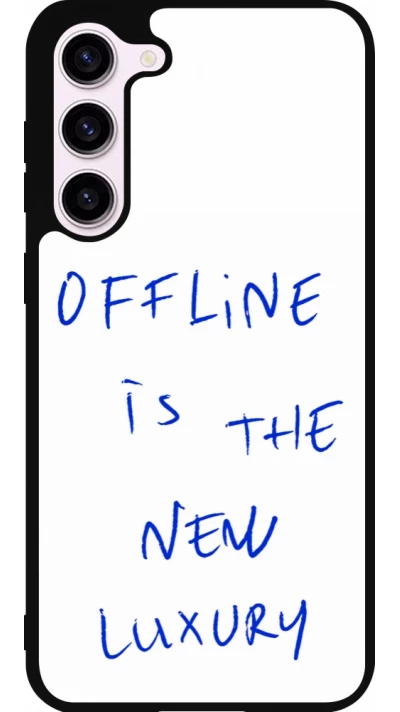 Samsung Galaxy S23+ Case Hülle - Silikon schwarz Offline is the new luxury