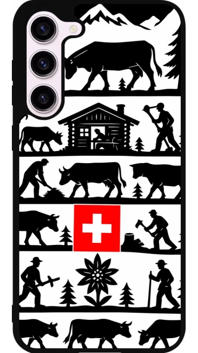 Samsung Galaxy S23+ Case Hülle - Silikon schwarz Poya Schweiz 1