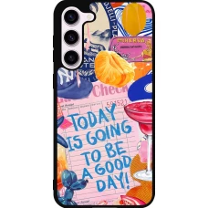 Samsung Galaxy S23+ Case Hülle - Silikon schwarz Preppy Today is Going to be a good day