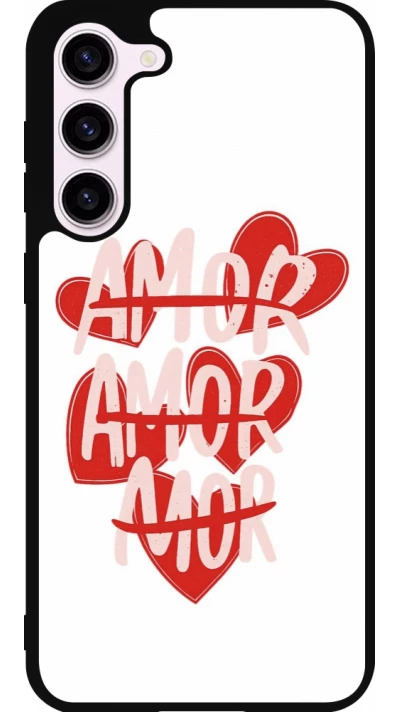 Samsung Galaxy S23+ Case Hülle - Silikon schwarz Saint Valentines Day 26 Amor