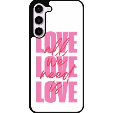 Coque Samsung Galaxy S23+ - Silicone rigide noir Saint Valentines Day 26 Love all we need is