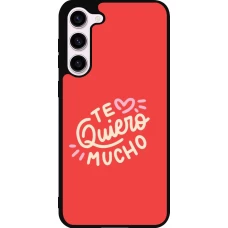 Coque Samsung Galaxy S23+ - Silicone rigide noir Saint Valentines Day 26 Te quiero mucho