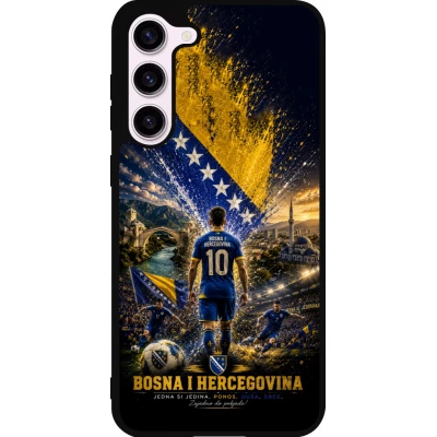 Samsung Galaxy S23+ Case Hülle - Silikon schwarz Fussball Bosnien und Herzegowina splash 2026