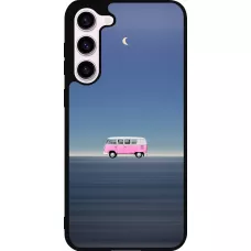 Samsung Galaxy S23+ Case Hülle - Silikon schwarz Spring 23 pink bus