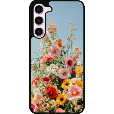 Coque Samsung Galaxy S23+ - Silicone rigide noir Spring flowers Spring 2026