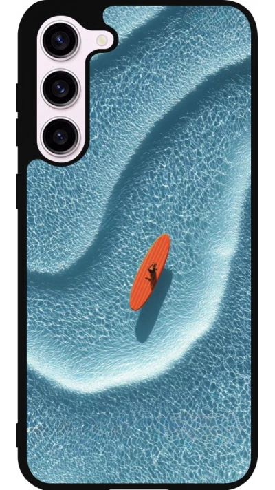 Samsung Galaxy S23+ Case Hülle - Silikon schwarz Orange surf Summer 2026