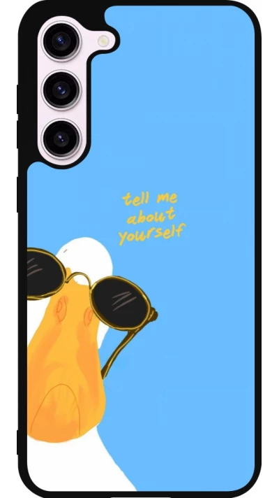 Samsung Galaxy S23+ Case Hülle - Silikon schwarz Tell me about yourself Summer 2026