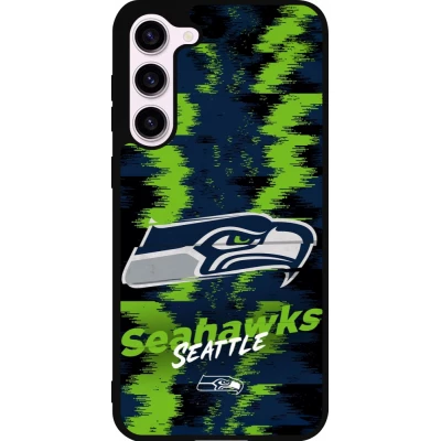 Coque Samsung Galaxy S23+ - Silicone rigide noir Super Bowl 26 Seattle 2