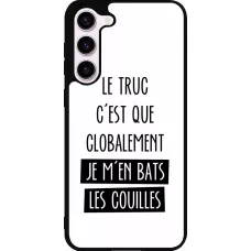 Samsung Galaxy S23+ Case Hülle - Silikon schwarz Le truc globalement bats les couilles