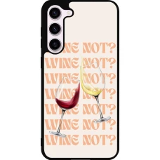Samsung Galaxy S23+ Case Hülle - Silikon schwarz Wine not