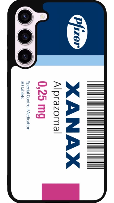 Samsung Galaxy S23+ Case Hülle - Silikon schwarz Xanax Alprazolam 2025