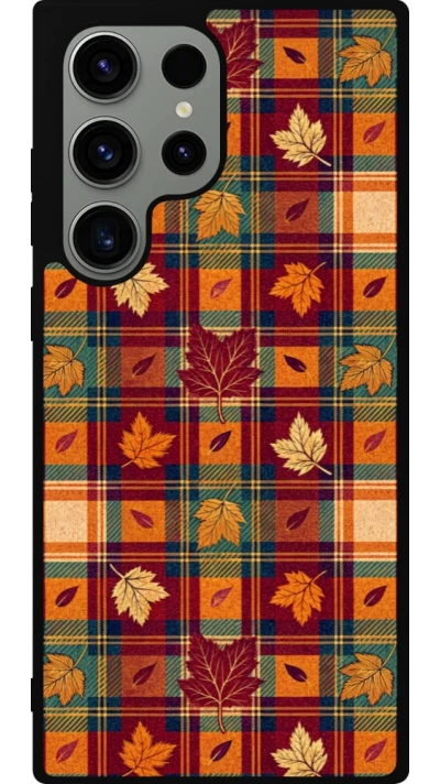 Coque Samsung Galaxy S23 Ultra - Silicone rigide noir Autumn 26 Autumn pattern