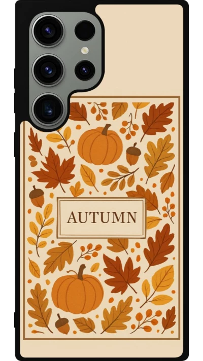 Coque Samsung Galaxy S23 Ultra - Silicone rigide noir Autumn 26 Hello autumn