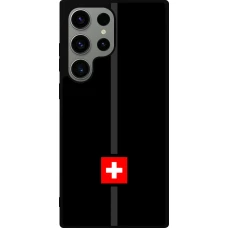 Samsung Galaxy S23 Ultra Case Hülle - Silikon schwarz Kanton CH schwarz