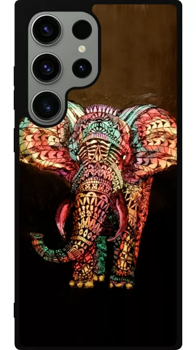 Samsung Galaxy S23 Ultra Case Hülle - Silikon schwarz Elephant 02