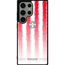 Samsung Galaxy S23 Ultra Case Hülle - Silikon schwarz Paraguay 2026 personalisierbares Fussballtrikot