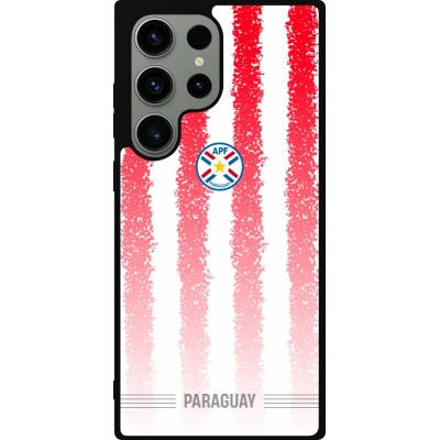 Samsung Galaxy S23 Ultra Case Hülle - Silikon schwarz Paraguay 2026 personalisierbares Fussballtrikot