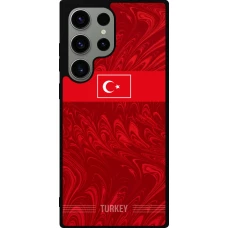 Samsung Galaxy S23 Ultra Case Hülle - Silikon schwarz Türkei 2026 personalisierbares Fussballtrikot