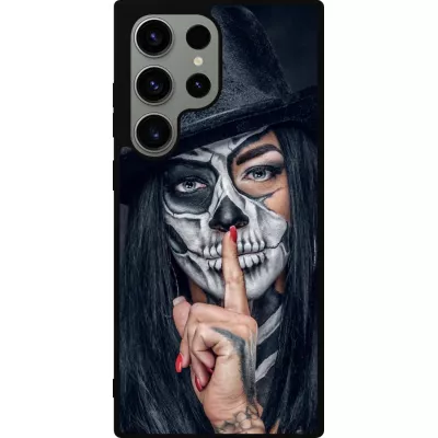 Samsung Galaxy S23 Ultra Case Hülle - Silikon schwarz Halloween 18 19
