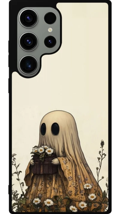 Samsung Galaxy S23 Ultra Case Hülle - Silikon schwarz Halloween 2025 Ghost gardener
