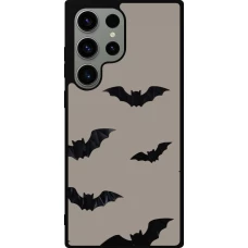Samsung Galaxy S23 Ultra Case Hülle - Silikon schwarz Halloween 2026 Bats