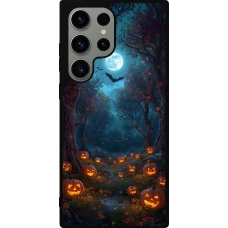 Samsung Galaxy S23 Ultra Case Hülle - Silikon schwarz Halloween 2026 Road of Pumpkins