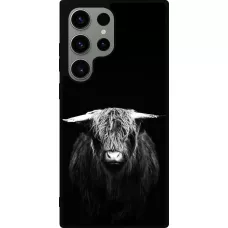 Samsung Galaxy S23 Ultra Case Hülle - Silikon schwarz Highland calf black