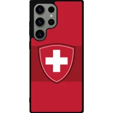 Samsung Galaxy S23 Ultra Case Hülle - Silikon schwarz Hockey World Championship Ecusson Suisse