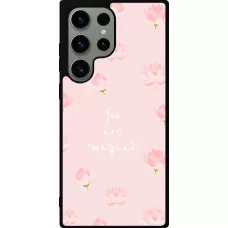 Samsung Galaxy S23 Ultra Case Hülle - Silikon schwarz Mom 2023 your are magical