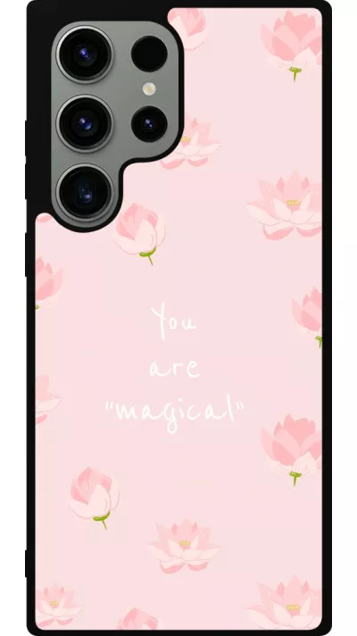 Coque Samsung Galaxy S23 Ultra - Silicone rigide noir Mom 2023 your are magical