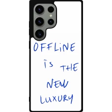 Samsung Galaxy S23 Ultra Case Hülle - Silikon schwarz Offline is the new luxury