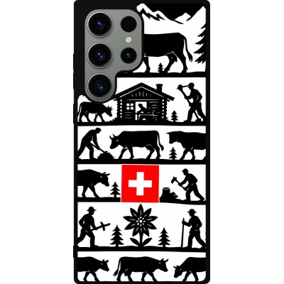 Samsung Galaxy S23 Ultra Case Hülle - Silikon schwarz Poya Schweiz 1
