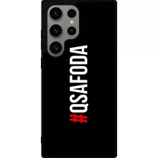 Coque Samsung Galaxy S23 Ultra - Silicone rigide noir Qsafoda 1