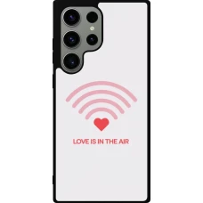 Samsung Galaxy S23 Ultra Case Hülle - Silikon schwarz Saint Valentines Day 26 Love is in the air