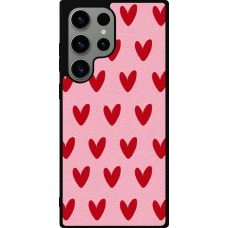 Samsung Galaxy S23 Ultra Case Hülle - Silikon schwarz Saint Valentines Day 26 Pattern heart