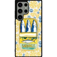 Samsung Galaxy S23 Ultra Case Hülle - Silikon schwarz Sardines in oil 2026