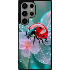 Samsung Galaxy S23 Ultra Case Hülle - Silikon schwarz Ladybird in bloom Spring 2026