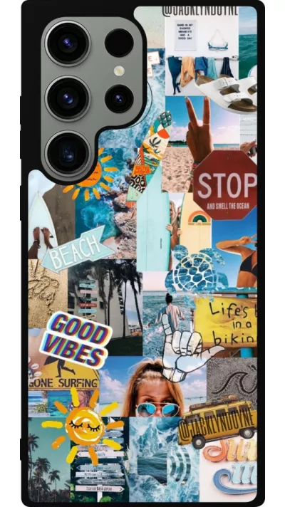 Coque Samsung Galaxy S23 Ultra - Silicone rigide noir Summer 2021 15