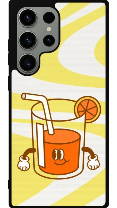 Coque Samsung Galaxy S23 Ultra - Silicone rigide noir Summer drink 2026