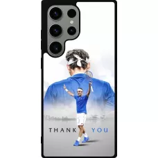 Samsung Galaxy S23 Ultra Case Hülle - Silikon schwarz Thank you Roger