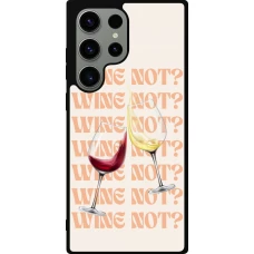 Samsung Galaxy S23 Ultra Case Hülle - Silikon schwarz Wine not